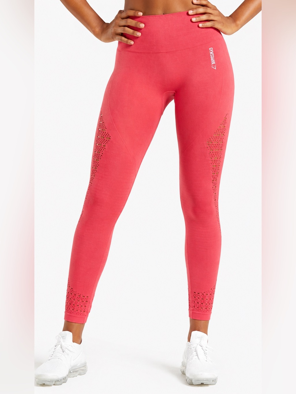 Gymshark Red Marl Energy Seamless Leggings